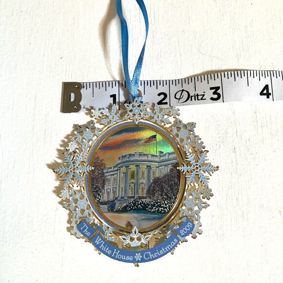 White House Historical Association's 2009 Grover Cleveland Christmas Ornament - Picture 6 of 11